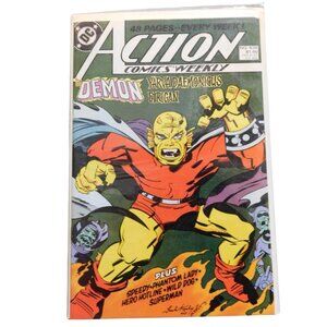 Action Comics Weekly #638 NM Beautiful KIRBY Cover ETRIGAN THE DEMON (1989)